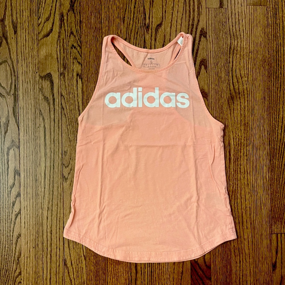 Adidas Logo Workout Tank - Pink